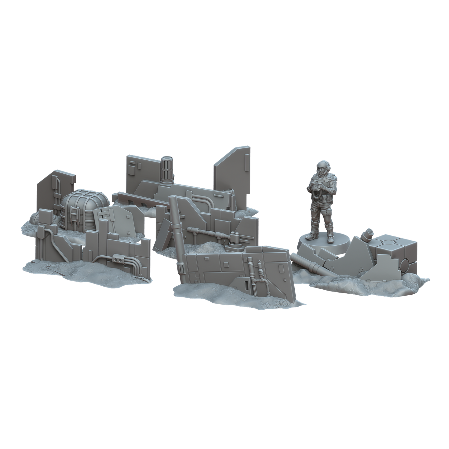 Outpost Barricades - A Distant Outpost - Multiverse - Terrain Wargaming D&D DnD