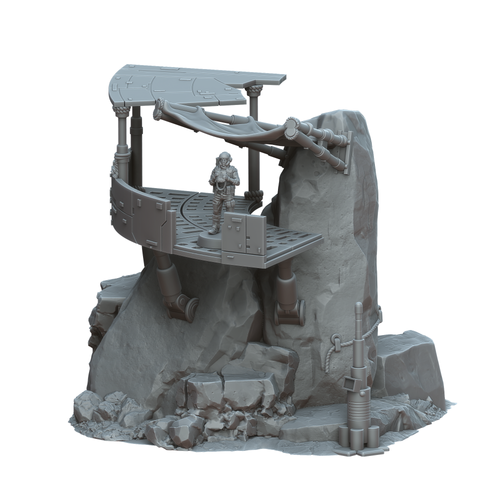 Perimeter Guard Post - A Distant Outpost - Multiverse - Terrain Wargaming D&D DnD