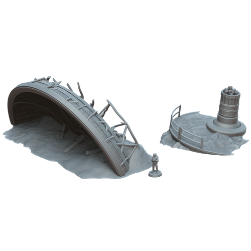 Radar Dish - A Distant Outpost - Multiverse - Terrain Wargaming D&D DnD