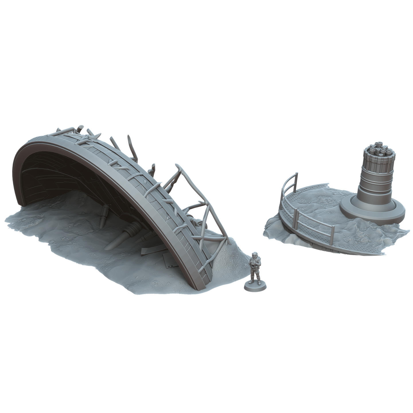 Radar Dish - A Distant Outpost - Multiverse - Terrain Wargaming D&D DnD