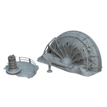 Load image into Gallery viewer, Radar Dish - A Distant Outpost - Multiverse - Terrain Wargaming D&amp;D DnD
