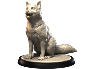 Akita (Japanese) - Dogs Vol 1 - 3D IP Studios - Terrain Wargaming D&D DnD 28mm 32mm 40mm 54mm 75mm 100mm 125mm