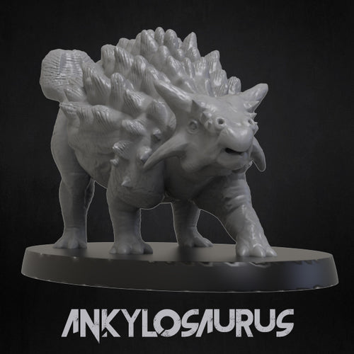 Ankylosaurus - Dinosaurs Set 1 - 3D IP Studios - Terrain Wargaming D&D DnD 28mm 32mm 40mm 54mm 75mm