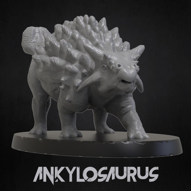 Ankylosaurus - Dinosaurs Set 1 - 3D IP Studios - Terrain Wargaming D&D DnD 28mm 32mm 40mm 54mm 75mm