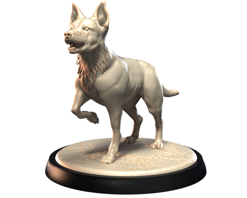 Australian Kelpie - Dogs Vol 1 - 3D IP Studios - Terrain Wargaming D&D DnD 28mm 32mm 40mm 54mm 75mm 100mm 125mm