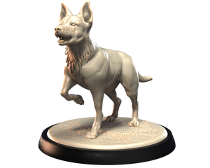 Australian Kelpie - Dogs Vol 1 - 3D IP Studios - Terrain Wargaming D&D DnD 28mm 32mm 40mm 54mm 75mm 100mm 125mm