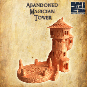 Abandoned Magician Tower - Miniatureland Terrain Wargaming D&D DnD