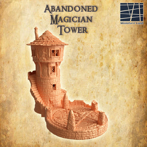 Abandoned Magician Tower - Miniatureland Terrain Wargaming D&D DnD