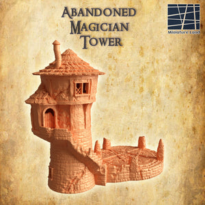 Abandoned Magician Tower - Miniatureland Terrain Wargaming D&D DnD