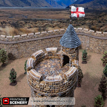 Load image into Gallery viewer, Adeline Tower - Kingdoms of Throne and Ash - Printable Scenery - Terrain, Wargaming, D&amp;D, DnD