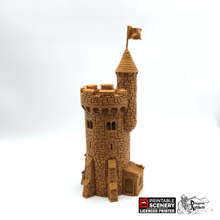 Load image into Gallery viewer, Adeline Tower - Kingdoms of Throne and Ash - Printable Scenery - Terrain, Wargaming, D&amp;D, DnD