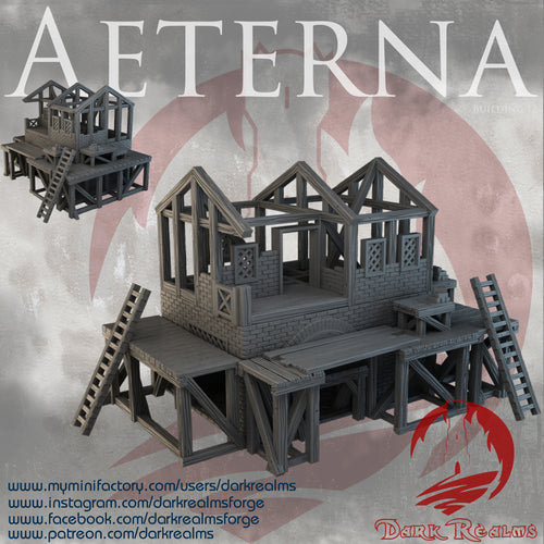 Aeterna Building 12 - Aeterna - Dark Realms Terrain Wargaming D&D DnD