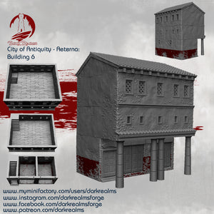 City of Antiquity Building 6 - Aeterna - Dark Realms Terrain Wargaming D&D DnD