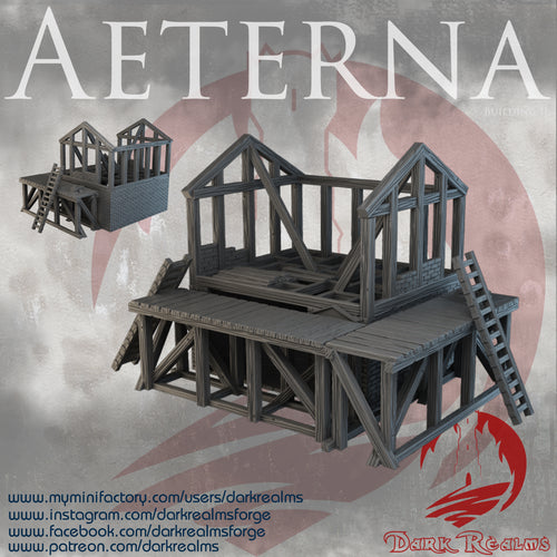 Aeterna Building 11 - Aeterna - Dark Realms Terrain Wargaming D&D DnD