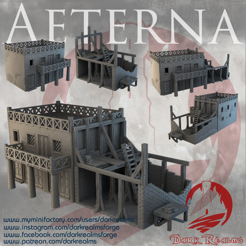Aeterna Building 13 - Aeterna - Dark Realms Terrain Wargaming D&D DnD