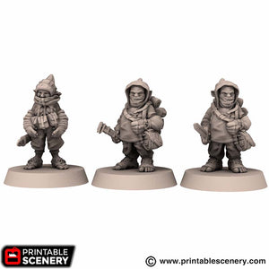 Airship Crew - Rise of the Halflings - Printable Scenery - Terrain, Wargaming, D&D, DnD 28mm 32mm 40mm 54mm
