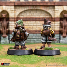 Load image into Gallery viewer, Airship Crew - Rise of the Halflings - Printable Scenery - Terrain, Wargaming, D&amp;D, DnD 28mm 32mm 40mm 54mm