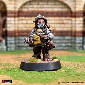 Airship Crew - Rise of the Halflings - Printable Scenery - Terrain, Wargaming, D&D, DnD 28mm 32mm 40mm 54mm