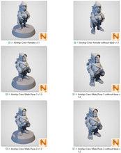 Load image into Gallery viewer, Airship Crew - Rise of the Halflings - Printable Scenery - Terrain, Wargaming, D&amp;D, DnD 28mm 32mm 40mm 54mm