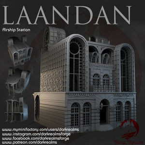 Airship Station - Laandan - Dark Realms Terrain Wargaming D&D DnD