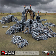 Load image into Gallery viewer, Altar of Desolation - Darkness &amp; Desolation - Printable Scenery - SystemHEX Terrain D&amp;D DnD