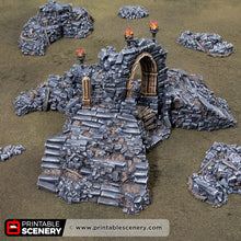 Load image into Gallery viewer, Altar of Desolation - Darkness &amp; Desolation - Printable Scenery - SystemHEX Terrain D&amp;D DnD