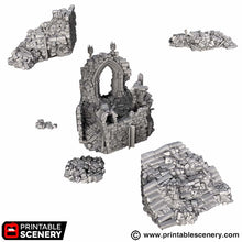 Load image into Gallery viewer, Altar of Desolation - Darkness &amp; Desolation - Printable Scenery - SystemHEX Terrain D&amp;D DnD