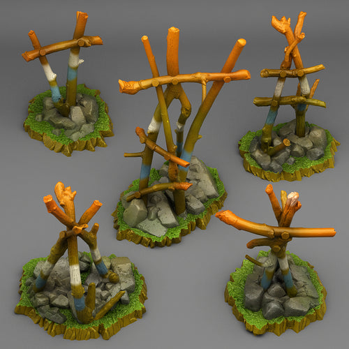 Ancient Tribal Ruins - Print Your Monsters - Wargaming D&D DnD