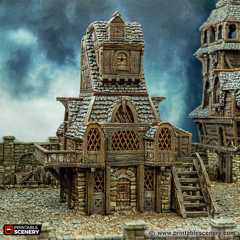 City Apothecary - Cities of Ramshackle and Ruin - Printable Scenery - Terrain, Wargaming, D&D, DnD