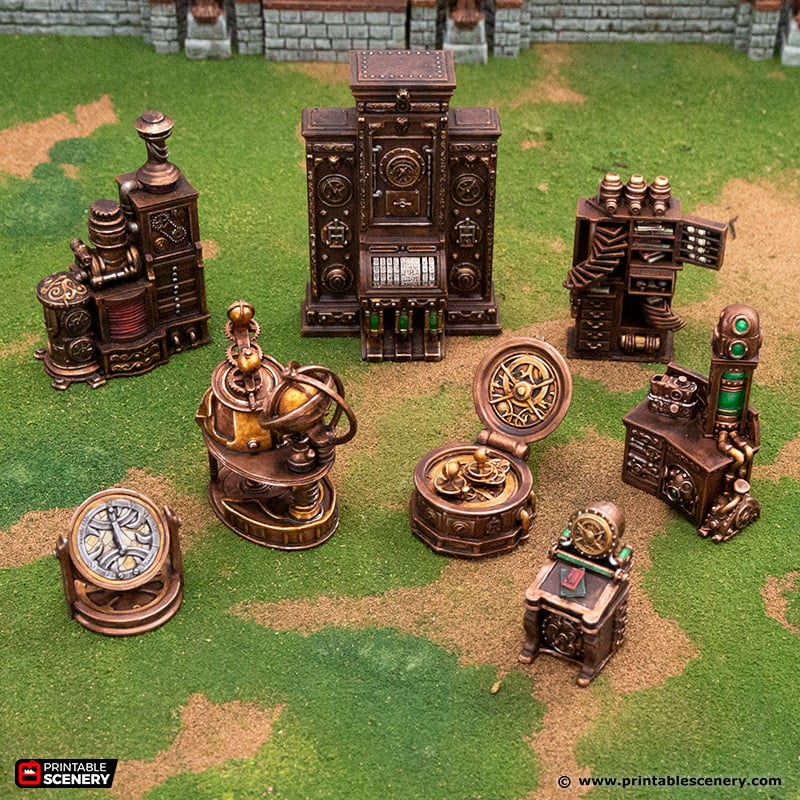 Arcane Workstations - Rise of the Halflings - Printable Scenery - Terrain, Wargaming, D&D, DnD 28mm 32mm 40mm 54mm