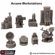 Load image into Gallery viewer, Arcane Workstations - Rise of the Halflings - Printable Scenery - Terrain, Wargaming, D&amp;D, DnD 28mm 32mm 40mm 54mm