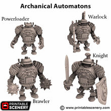 Load image into Gallery viewer, Archanical Automatons - Rise of the Halflings - Printable Scenery - Terrain, Wargaming, D&amp;D, DnD 28mm 32mm 40mm 54mm