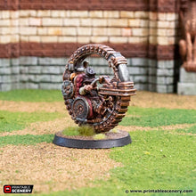 Load image into Gallery viewer, Archanical Monowheel - Rise of the Halflings - Printable Scenery - Terrain, Wargaming, D&amp;D, DnD 28mm 32mm 40mm 54mm