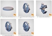Load image into Gallery viewer, Archanical Monowheel - Rise of the Halflings - Printable Scenery - Terrain, Wargaming, D&amp;D, DnD 28mm 32mm 40mm 54mm