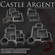 Load image into Gallery viewer, Breton Border Fortress Keep - Castle Argent - Dark Realms Terrain Wargaming D&amp;D DnD