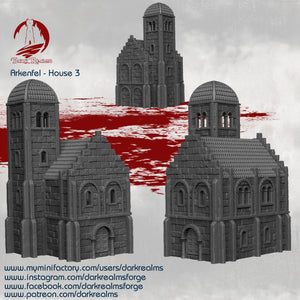 Stone City House 3 - Arkenfel - Dark Realms Terrain Wargaming D&D DnD