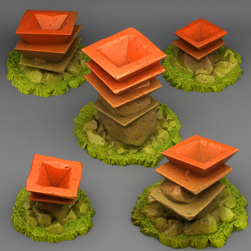 Asian Celebration Stones - Print Your Monsters - Wargaming D&D DnD