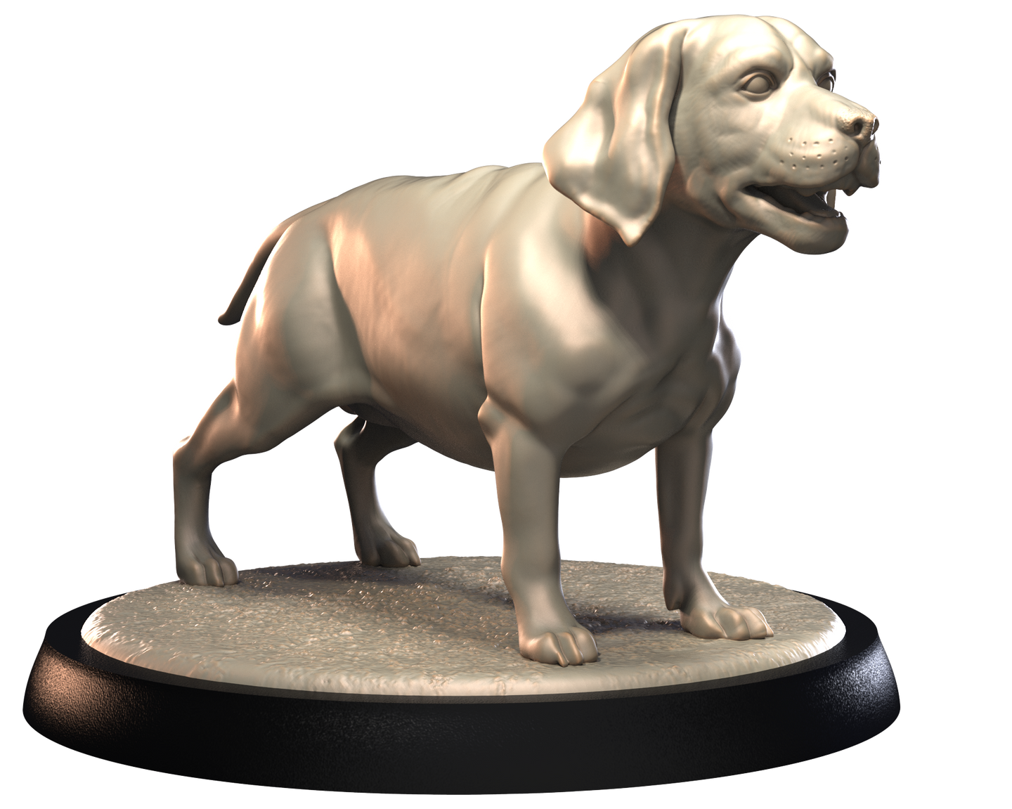Beagle - Dogs Vol 1 - 3D IP Studios - Terrain Wargaming D&D DnD 28mm 32mm 40mm 54mm 75mm 100mm 125mm