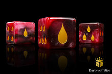 Load image into Gallery viewer, Baron of Dice - Blood &amp; Blessings - Official Trench Crusade Dice Set