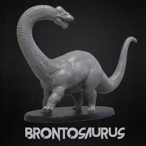 Brontosaurus - Dinosaurs Set 1 - 3D IP Studios - Terrain Wargaming D&D DnD 28mm 32mm 40mm 54mm 75mm 100mm