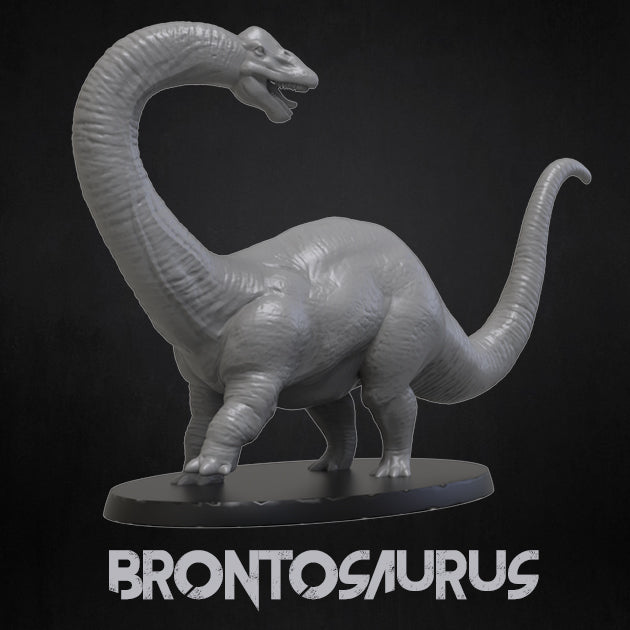 Brontosaurus - Dinosaurs Set 1 - 3D IP Studios - Terrain Wargaming D&D DnD 28mm 32mm 40mm 54mm 75mm 100mm