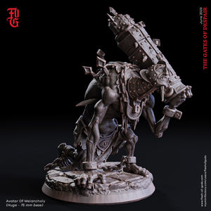 Avatar of Melancholy - The Gates of Despair - Flesh of Gods - Wargaming D&D DnD