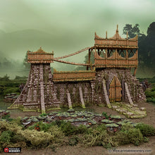 Load image into Gallery viewer, Bamboo Fort - The Gloaming Swamps - Printable Scenery Terrain Wargaming D&amp;D DnD