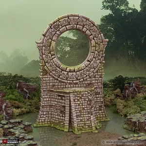 Bamboo Portal - The Gloaming Swamps - Printable Scenery Terrain Wargaming D&D DnD