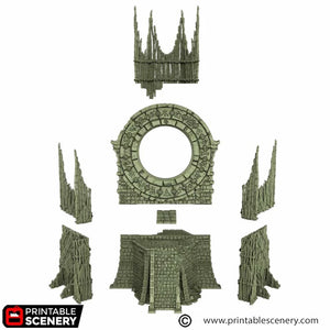 Bamboo Portal - The Gloaming Swamps - Printable Scenery Terrain Wargaming D&D DnD