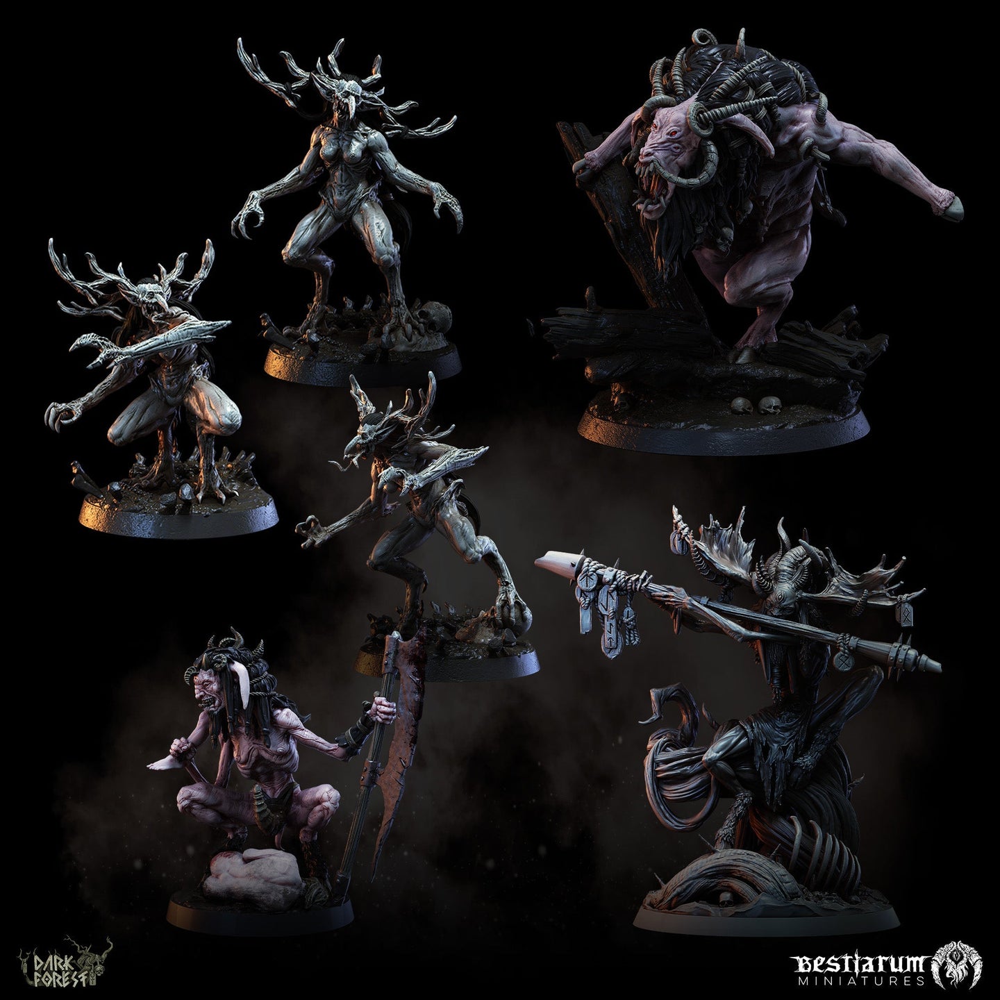 Baphomet's Infernal Brood - Bundle | Dark Forest | Bestiarum | Miniatures D&D Wargaming DnD