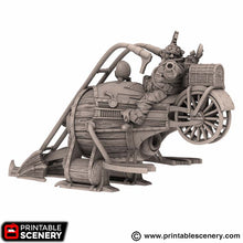 Load image into Gallery viewer, Barrel Rider Bike - Rise of the Halflings - Printable Scenery - Terrain, Wargaming, D&amp;D, DnD 28mm 32mm 40mm 54mm