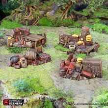 Load image into Gallery viewer, Barricades - Hagglethorn Hollow - Printable Scenery Terrain Wargaming D&amp;D DnD 15mm 20mm 25mm 28mm 32mm 40mm 54mm