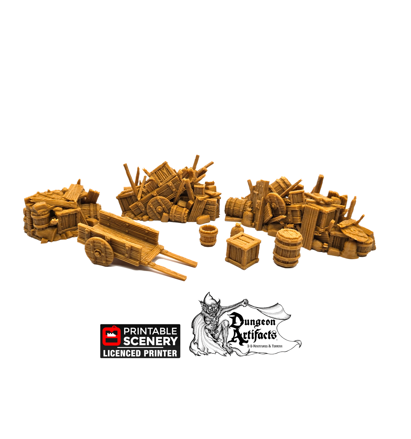 Barricades - 15mm 28mm 32mm Clorehaven and the Goblin Grotto Wargaming Terrain D&D, DnD