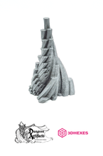 Load image into Gallery viewer, Basalt Scatter Terrain - 3DHexes Wargaming Terrain D&amp;D DnD